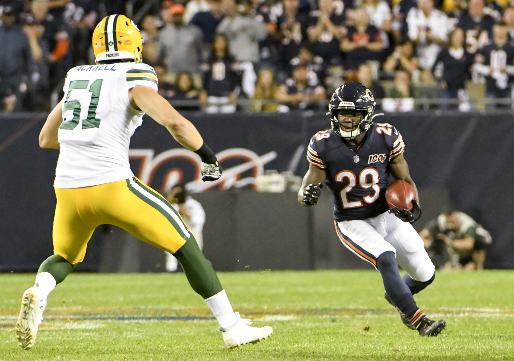 Packers 10, Bears 3